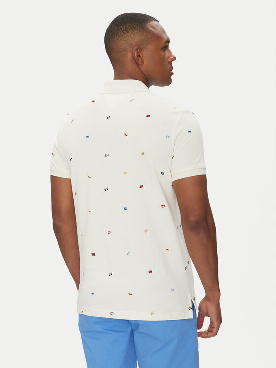 Tommy Hilfiger Tommy Hilfiger Polo Critter MW0MW39044 Μπεζ Regular Fit