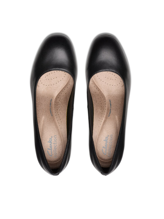 Clarks Pusbačiai Clarks Olivette Pearl 26180043 Juoda