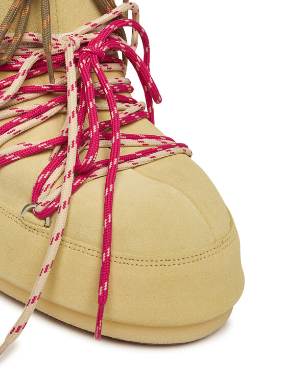 Moon Boot Čizme za snijeg Moon Boot Mb Icon Low Suede Laces 80D1409670 Žuta