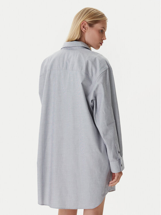 G-STAR G-Star Raw Hemdkleid D26979-C290 Blau Oversize