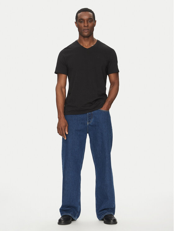 Calvin Klein Jeans Calvin Klein Jeans Majica LV040HM298 Črna Regular Fit