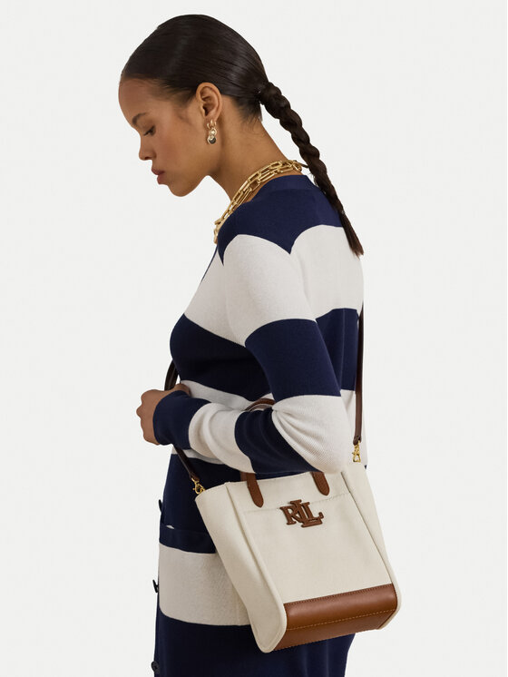 LAUREN RALPH LAUREN Ročna torba LAUREN RALPH LAUREN 431982235003 Écru