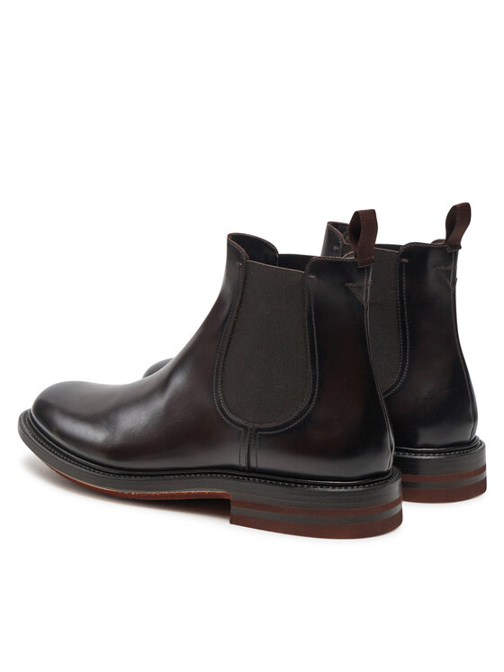 Fabi Kotníková obuv s elastickým prvkem Fabi FU0981 Hnědá