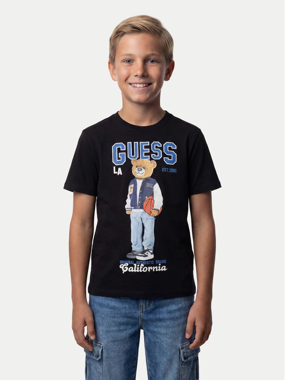 Guess Guess Camiseta L6YI19 K3750 Negro Regular Fit