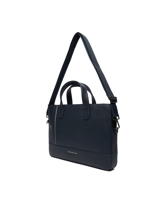 Tommy Hilfiger Torba za laptop Tommy Hilfiger Th Central Slim Computer Bag AM0AM13631 Tamnoplava