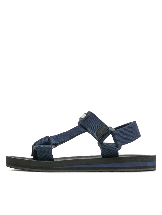 Big Star Shoes Sandály Big Star Shoes DD274A283 Tmavomodrá