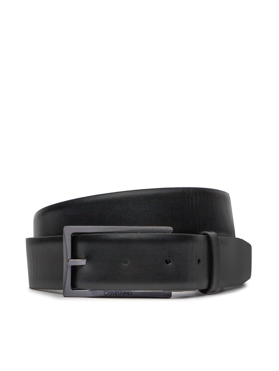 Calvin Klein Pasek Męski Calvin Klein Adj/Rev Slim Frame Mono 35Mm K50K511355 Czarny