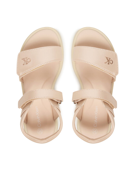 Calvin Klein Sandali Calvin Klein Velcro Sandal V1A2-83241-1372 S Roza