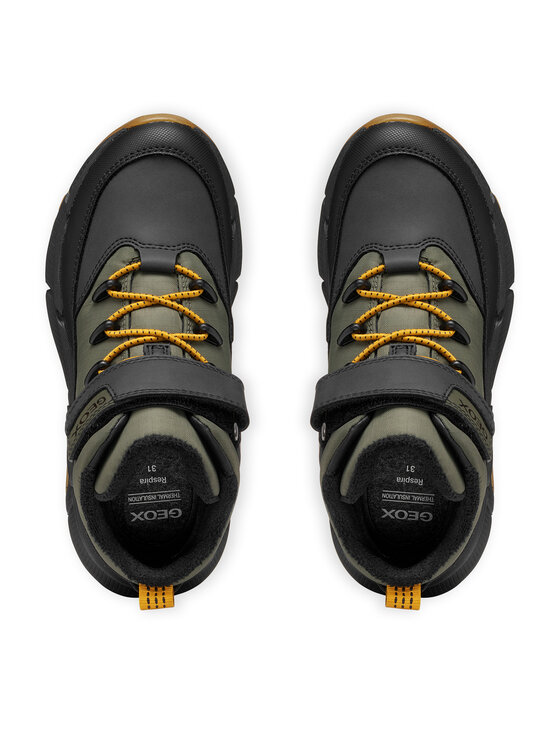 Geox Auliniai batai Geox J Flexyper Plus Boy B Abx J66LCA 0FUME C3009 S Tamsiai žalia