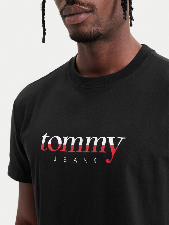 Tommy Jeans Tommy Jeans Camiseta DM0DM21978 Negro Regular Fit