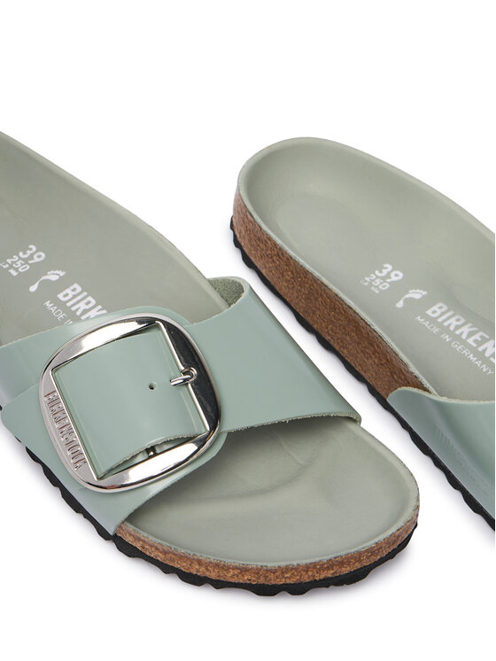 Birkenstock Шльопанці Birkenstock Madrid Big Buckle Hex 1031788 Зелений