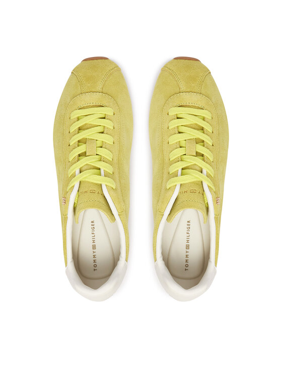 Tommy Hilfiger Zapatillas Tommy Hilfiger Th Bella Low Runner Suede FW0FW09189 Verde