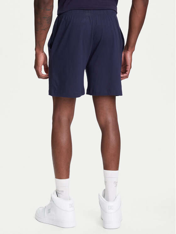 Kappa Kappa Pantalones cortos de tela Logo Korpo Cabas 303HZE0 Azul marino Regular Fit