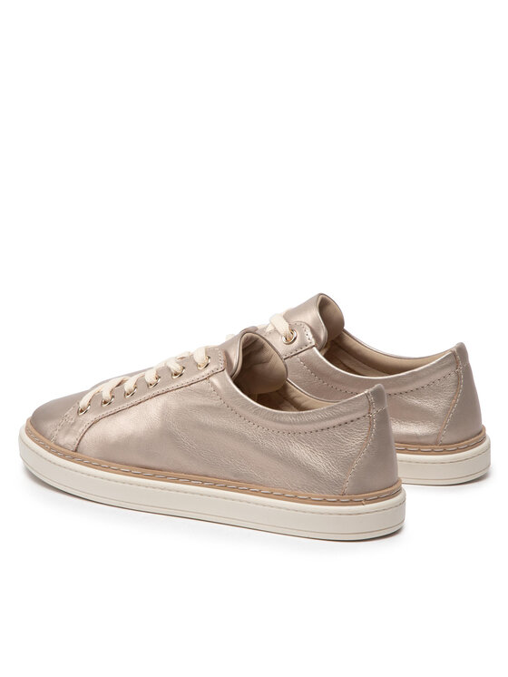 Bata Półbuty Bata 5468619 Złoty