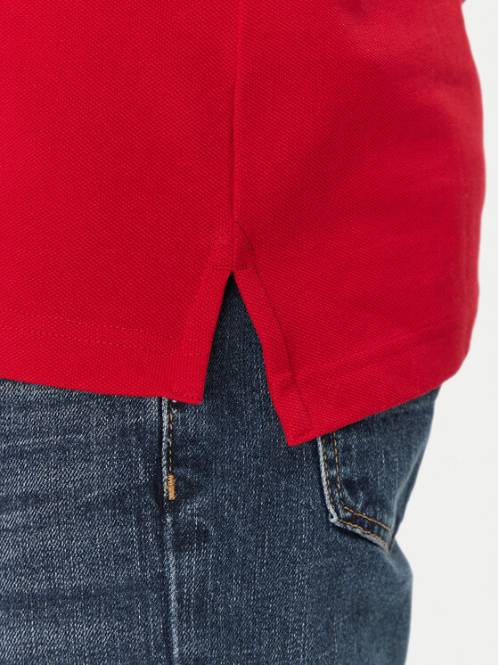 Tommy Hilfiger Tommy Hilfiger Polo Mao MW0MW34752 Rosso Slim Fit