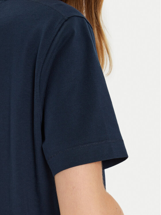 Tommy Hilfiger Tommy Hilfiger Camiseta Modern Flag WW0WW43597 Azul marino Relaxed Fit