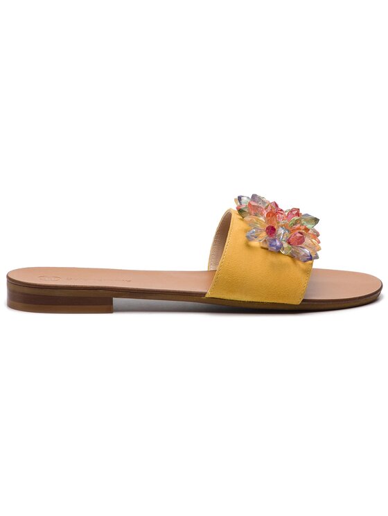 Solo Femme Şlapi Solo Femme 72904-01-G22/000-06-00 Galben