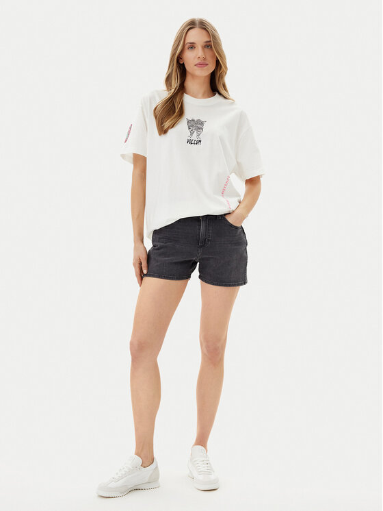 Volcom Volcom Футболка Alix 3 B3512507 Білий Oversize