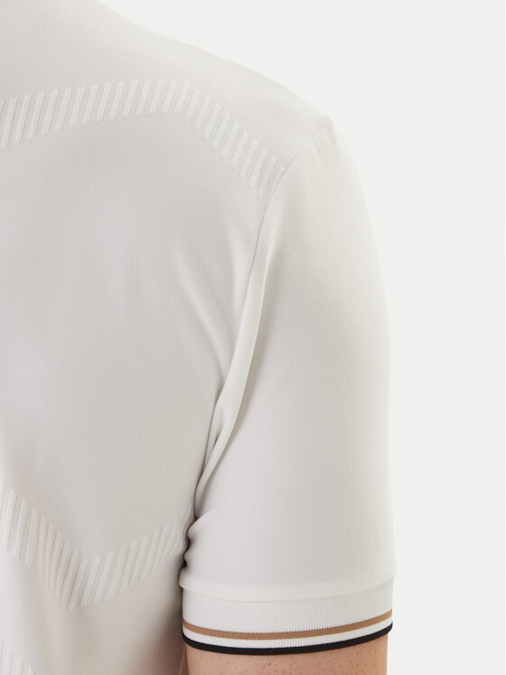 BOSS BOSS Polo Chip Hexa 50554561 Blanco Regular Fit
