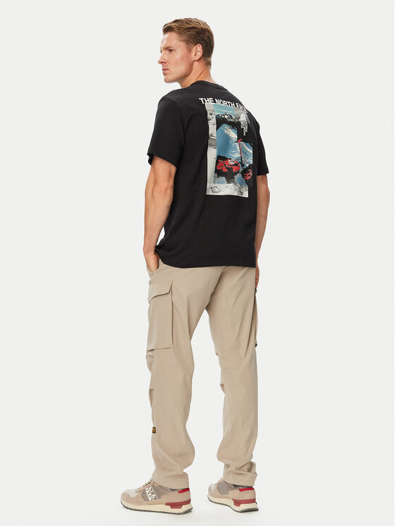 The North Face The North Face Camiseta Apex ’75 Collage NF0A8H5K Negro Regular Fit