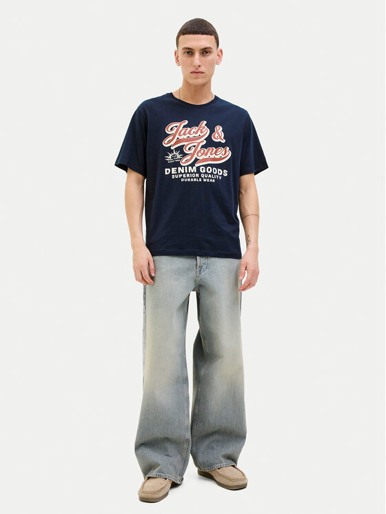 Jack & Jones Jack & Jones Camiseta Logo 12279535 Azul marino Standard Fit