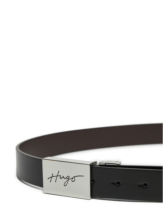 HUGO Ζώνη Ανδρική HUGO Graym 50486652 Μαύρο