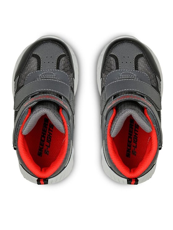 Skechers Šnurovacia obuv Skechers Magna-Lights Frosty Fun 401504N/CCBK Sivá