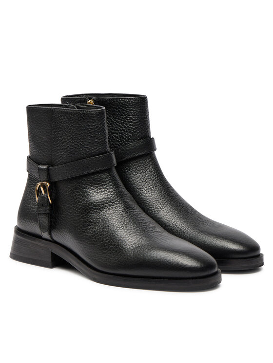 Geox Polokozačky Geox D Tormalina D36VBD 00046 C9997 Černá