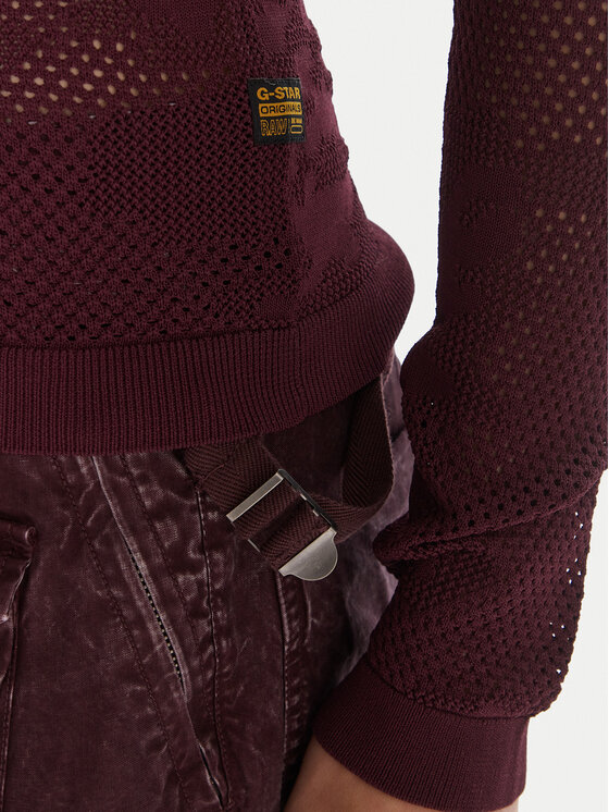 G-STAR G-Star Raw Palaidinė Pointelle D26657-B754 Vyšninė Slim Fit