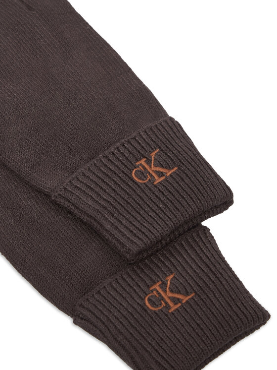 Calvin Klein Dámské rukavice Calvin Klein LV14F8021G Tmavě hnědá
