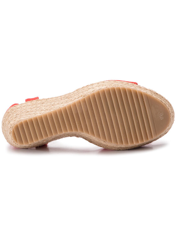 Carinii Espadrilky Carinii B5100 Červená
