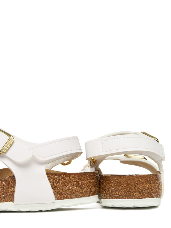 Birkenstock Босоніжки Birkenstock Rio Flowers As Kids 1029561 S Білий