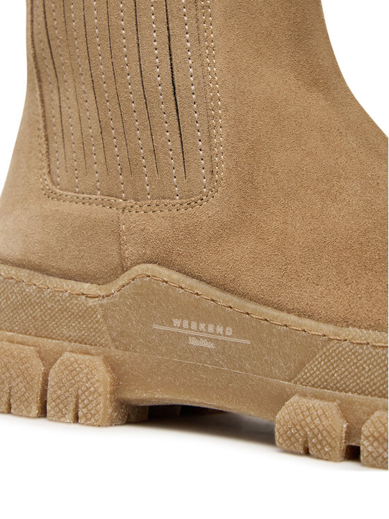 Weekend Max Mara Členková obuv s elastickým prvkom Weekend Max Mara 2525796035600 Béžová