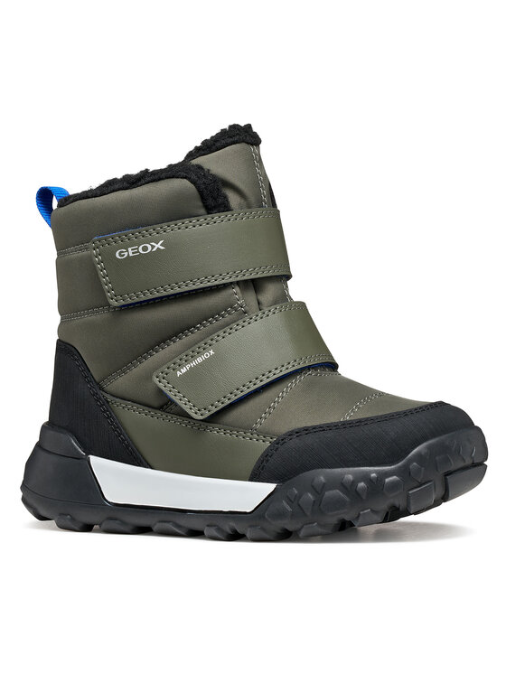 Geox Stivali da neve Geox J Trekkyup Boy B Abx J66MBA 0FU54 C3XK4 M Verde scuro