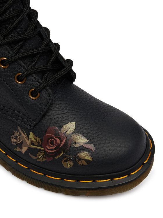 Dr. Martens Turistická obuv Dr. Martens 1460 Decayed Roses DM32070001 Černá
