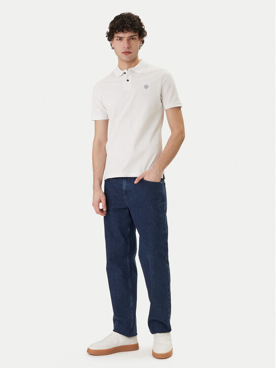 Guess Guess Polo M2YP24 KC9T1 Blanco Regular Fit