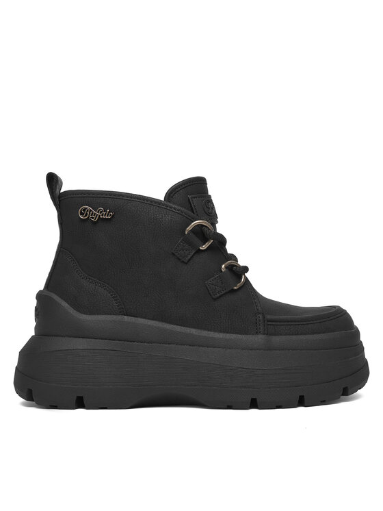 Buffalo Polokozačky Buffalo Olympia Chukka Warm 1622613 Černá