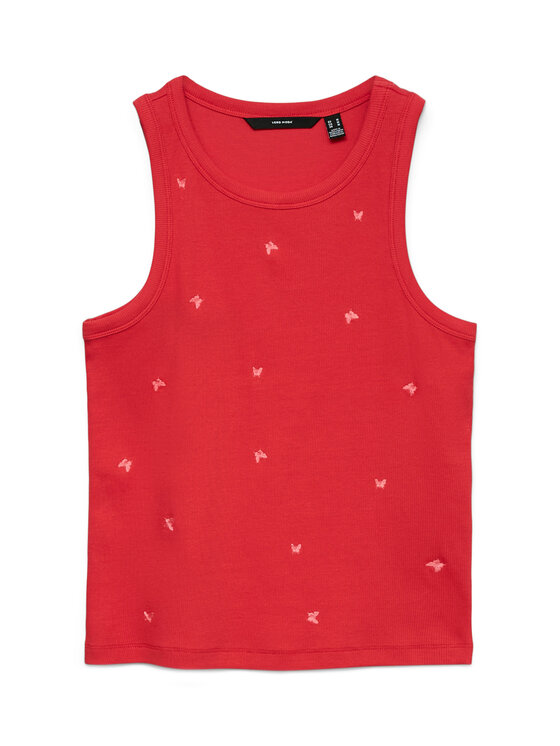 Vero Moda Vero Moda Top Naja 10341964 Rojo Slim Fit