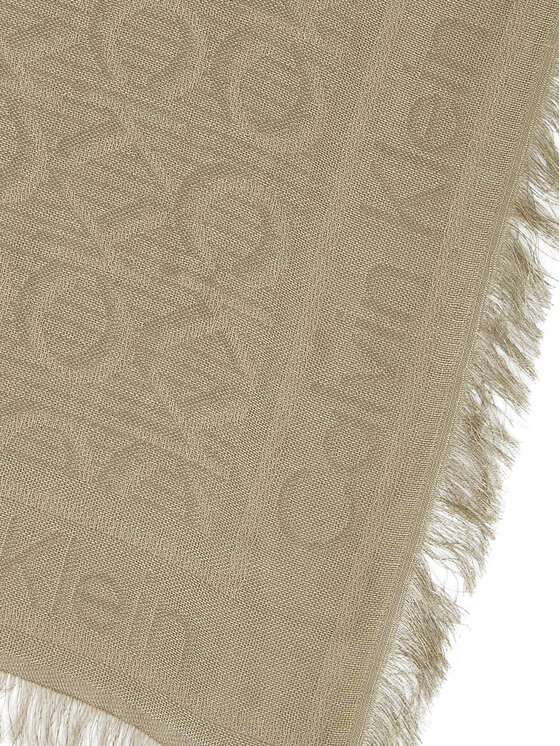 Calvin Klein Eșarfă Calvin Klein Monogram Jacquard Scarf K60K608779 Verde