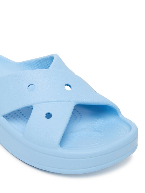 Crocs Шльопанці Crocs Classic Women's Cross Strap 210840 Голубий