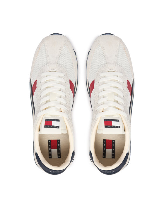 Tommy Jeans Tenisice Tommy Jeans Retro Runner Archive Open Mesh EM0EM01715 Bijela