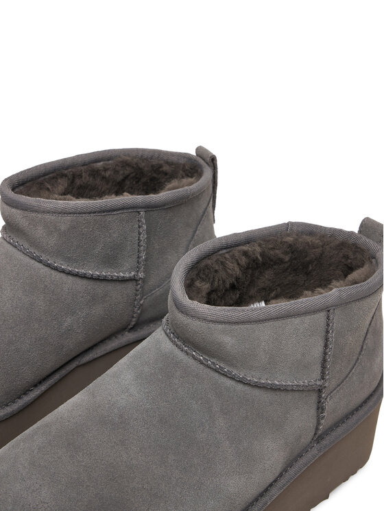 Ugg Снігоходи Ugg W Classic Ultra Mini Platform 1135092 Сірий