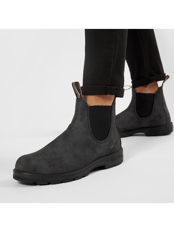 Blundstone Členková obuv s elastickým prvkom Blundstone 587 Čierna