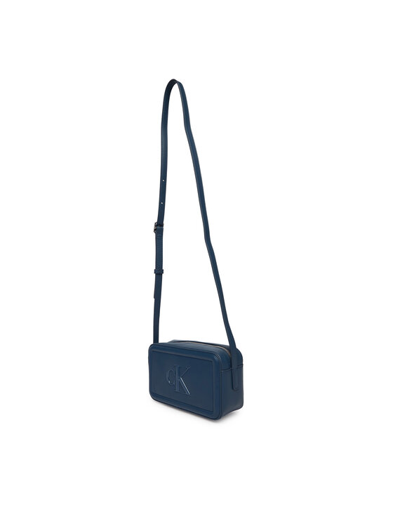 Calvin Klein Ročna torba Calvin Klein Bold Ck Camera Bag LV04F3220G Modra