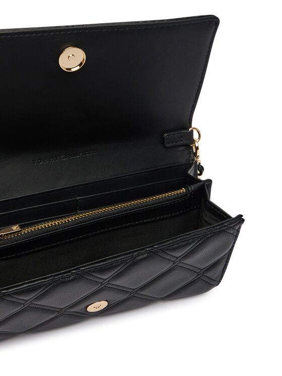 Tommy Hilfiger Bolso Tommy Hilfiger Th Feminine Wallet On Chain AW0AW18795 Negro