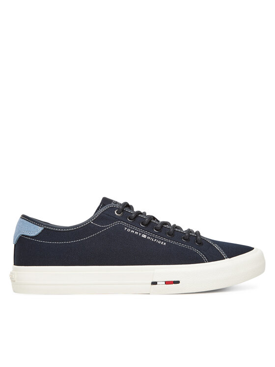 Tommy Hilfiger Tenisenes Tommy Hilfiger Hi Vulc Street Canvas FM0FM05515 Tumši zils