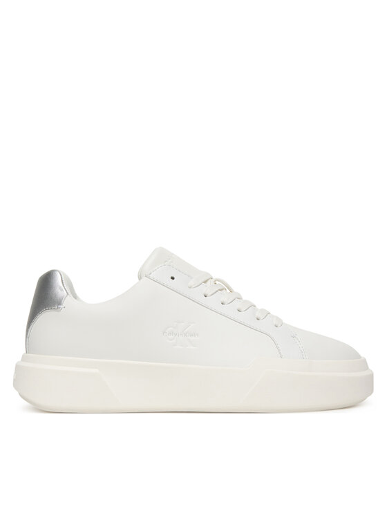 Calvin Klein Superge Calvin Klein Chunky Cupsole Lace Up Lth Met YW0YW01948 Bela