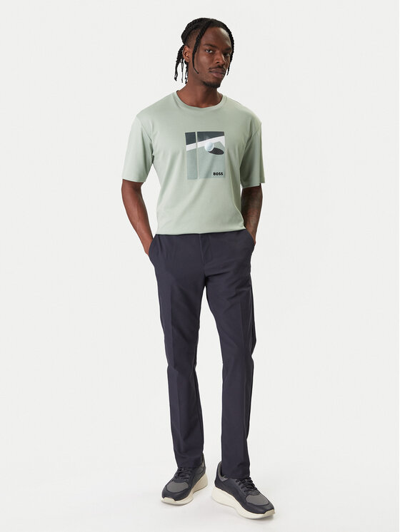 BOSS BOSS Camiseta Join 50554365 Verde Regular Fit