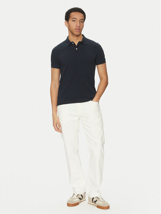 Geox Geox Polo marškinėliai M5511B T3240 F1624 Tamsiai mėlyna Regular Fit