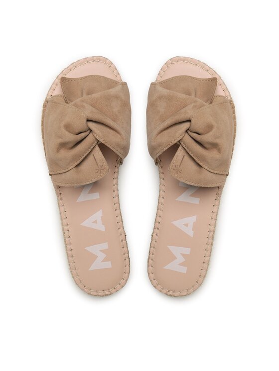 Manebi Еспадрильї Manebi Sandals With Knot W 1.9 JK Бежевий